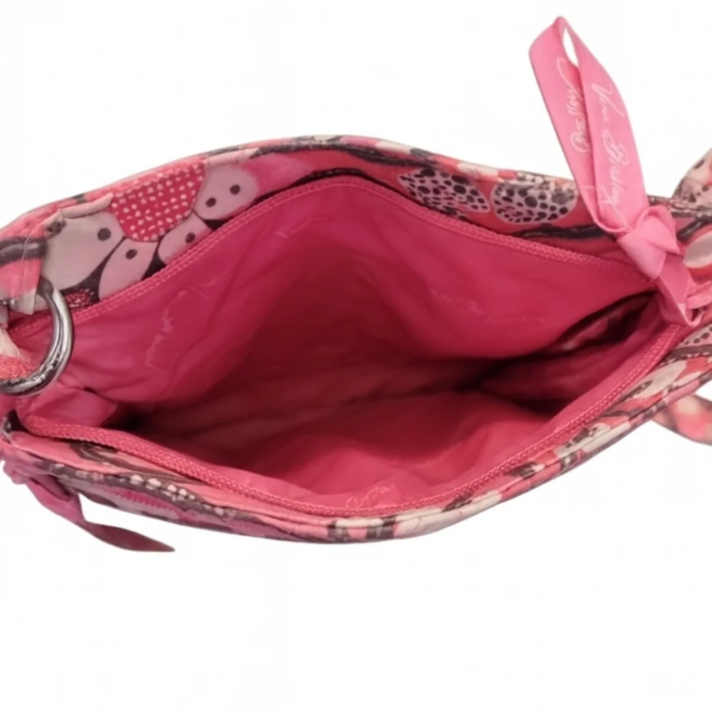 Vera Bradley Double Zip Hipster Purse in Blush Pink
